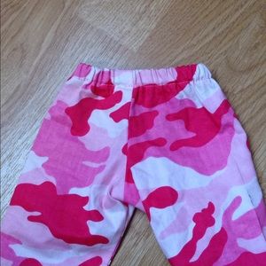 American girl doll pink camp pants
